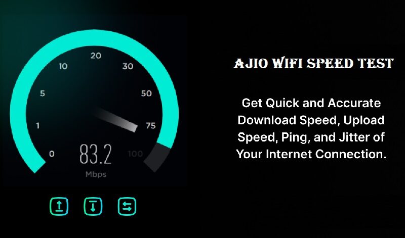 Ajio WiFi Speed Test