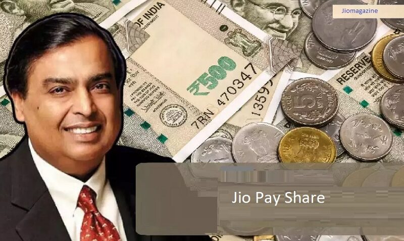 jio pay share